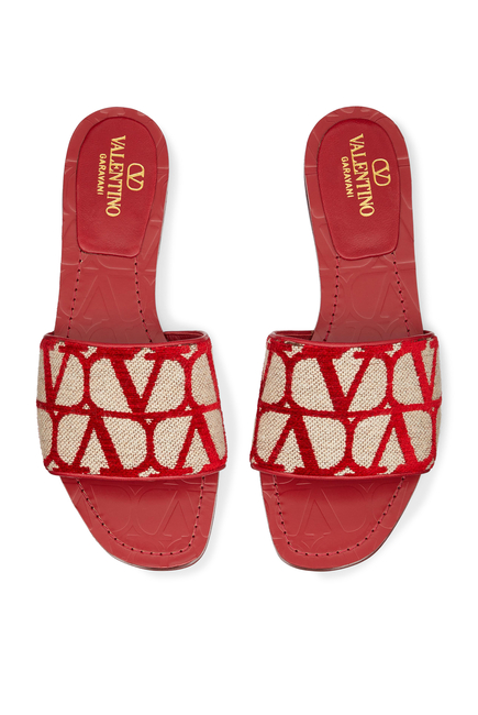 Valentino Garavani Toile Iconographe Sandals
